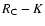 $R_{\rm C}-K$
