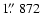 $1\hbox{$.\!\!^{\prime\prime}$ }872$