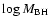 $\log M_{\rm BH}$