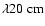 $\lambda20~{\rm cm}$