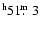 $^{\rm h}51\hbox{$.\!\!^{\rm m}$ }3$