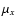 $\mu _x$