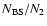 $N_{\rm BS}/N_2$