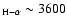 $_{\rm H-\alpha}\sim3600$