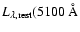 $L_{\lambda,{\rm rest}}(5100 ~\AA$