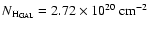 $N_{\rm H_{\rm {GAL}}}=2.72 \times 10^{20}~{\rm cm^{-2}}$