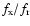 $f_{\rm x}/f_{\rm r}$
