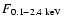 $F_{0.1-2.4~{\rm keV}}$