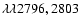 $\lambda\lambda2796,2803$