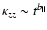 $\kappa_{zz} \sim t^{b_\parallel}$