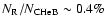 $N_{{\rm R}}/N_{{\rm CHeB}}\sim0.4\%$