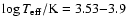 $\log T_{{\rm eff}}/{\rm K}=3.53{-}3.9$