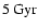 $5~{\rm Gyr}$