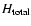 $H_{\rm total}$