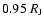 $0.95~R_{\rm J}$