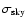 $\sigma_{\rm sky}$