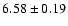 $6.58\pm0.19$
