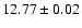 $12.77\pm0.02$