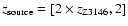 $z_{\rm source}=[2\times z_{\rm
Z3146},2]$