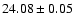 $24.08\pm0.05$