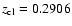 $z_{\rm cl}=0.2906$