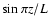 $\sin{\pi z/L}$