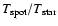 $T_{\rm spot}/T_{\rm star}$