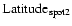 $\rm Latitude_{spot2}$