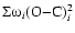 $\Sigma \omegaup_{i}({\rm O{-}C})_{i}^{2}$