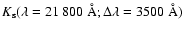 $K_{\rm s} (\lambda=21~800~\AA; \Delta \lambda= 3500~\AA)$