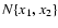 $N\{x_1,x_2\}$