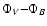 $\Phi_{V}{-}\Phi_{B}$