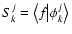 $S_k^j=\bigl\langle f\bigr\vert \phi_k^j \bigr\rangle\,$