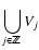 $ \displaystyle{\bigcup _{j \in {{\mathchoice {\hbox{$\sf\textstyle Z\kern-0.4em...
...le Z\kern-0.3em Z$ }}
{\hbox{$\sf\scriptscriptstyle Z\kern-0.2em Z$ }}}} }}V_j $