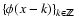 $ {\lbrace \phi(x-k) \rbrace} _{k \in {{\mathchoice {\hbox{$\sf\textstyle Z\kern...
...ptstyle Z\kern-0.3em Z$ }}
{\hbox{$\sf\scriptscriptstyle Z\kern-0.2em Z$ }}}}} $