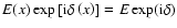 $E(x)\exp\left[
{\rm i} \delta\left(x\right)\right] = E\exp({\rm i}\delta)$