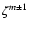 $\zeta^{m\pm 1}$