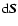 ${\rm d}\vec{S}$