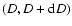 $(D,D+{\rm d}D)$