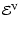 ${\cal E}^{\rm V}$