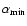 $\alpha_{\rm min}$