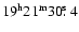 $\rm 19^h 21^m 30\hbox{$.\!\!^{\rm s}$ }4$