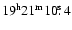 $\rm 19^h 21^m 10\hbox{$.\!\!^{\rm s}$ }4$