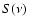 $S(\nu)$
