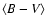 $\langle B-V\rangle$