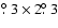 $\hbox{$.\!\!^\circ$ }3\times2\hbox{$.\!\!^\circ$ }3$
