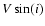 $\ensuremath{V\sin(i)} $