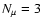 $\ensuremath{N_\mu} =3$