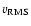 $v_{\rm RMS}$