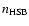 $n_{\rm HSB}$